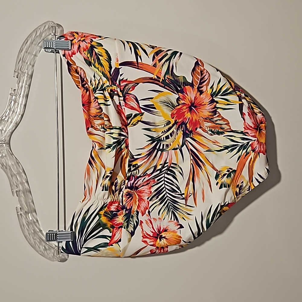 terra & sky multicolor tropical print swimsuit bottoms thigh hi cut 2X - Picture 8 of 8
